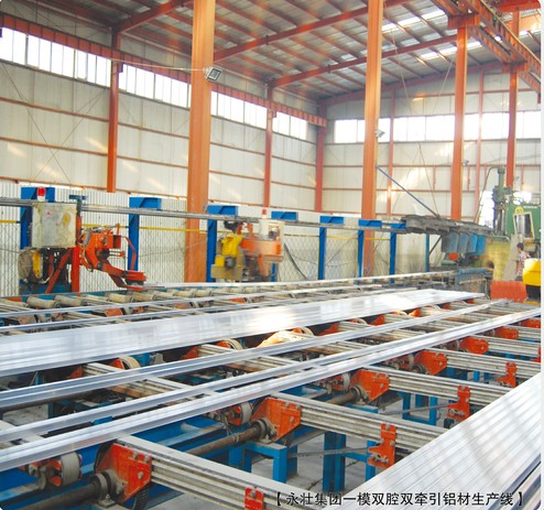 雙腔雙牽引鋁材生產(chǎn)線